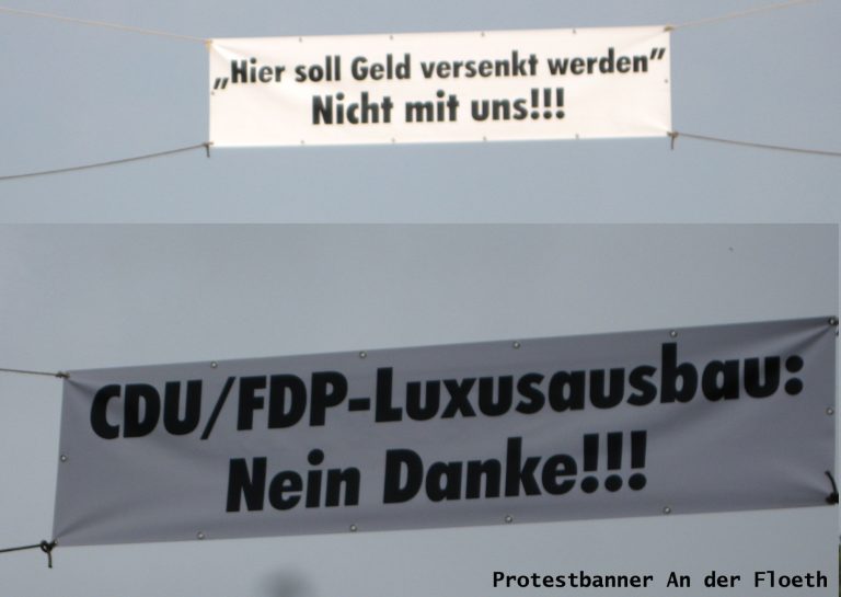 Anlieger-Initiative für eine kostengünstige Straßenerhaltung „An der Floeth“ vergibt „Rote Karte“ an CDU und FDP