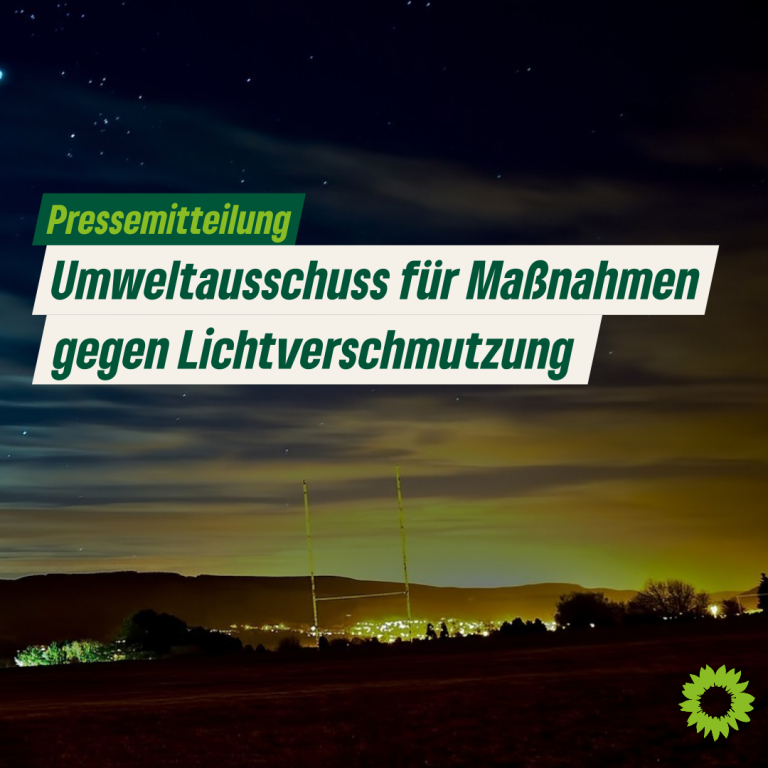 Pressemitteilung Lichtverschmutzung
