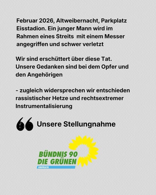 Stellungnahme zum Gewaltvorfall Februar 2026